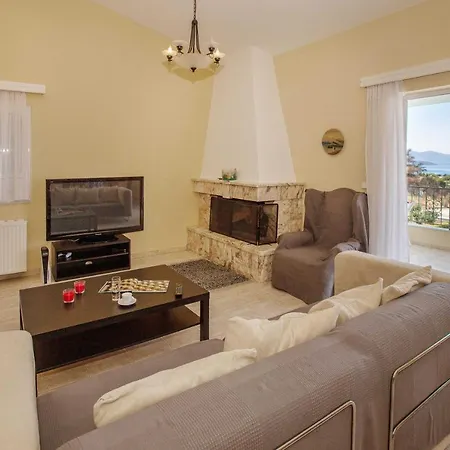 Vila With Private S Pool-theologos By Ghh *
