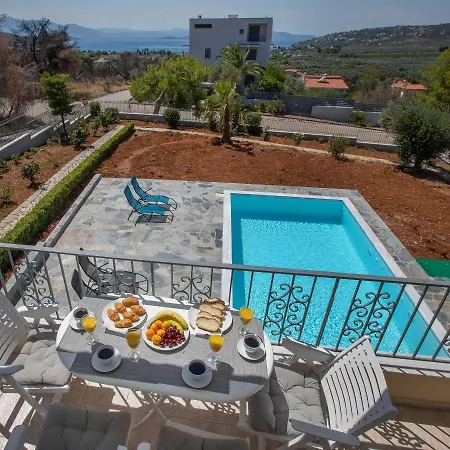 With Private S Pool-theologos By Ghh Villa